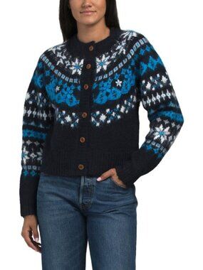 NVLT Fair Isle Cardigan With Embroidery